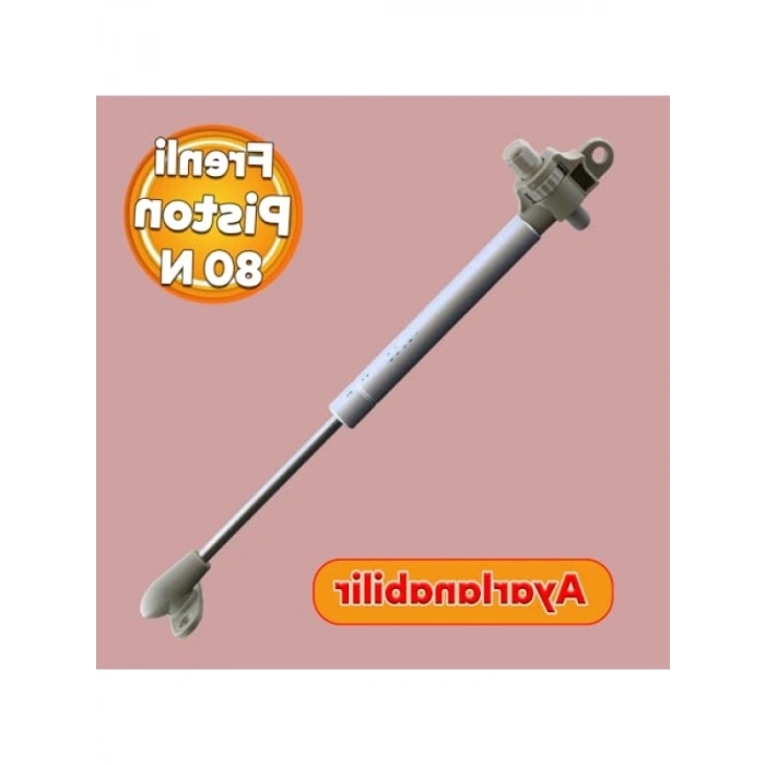 Ayarlanabilir Gazlı Piston Amortisör - Beyaz 80 N