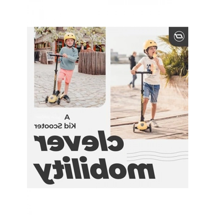 Ayarlanabilir Gidonlu Sarı Tekerlekli Çocuk Bisikleti