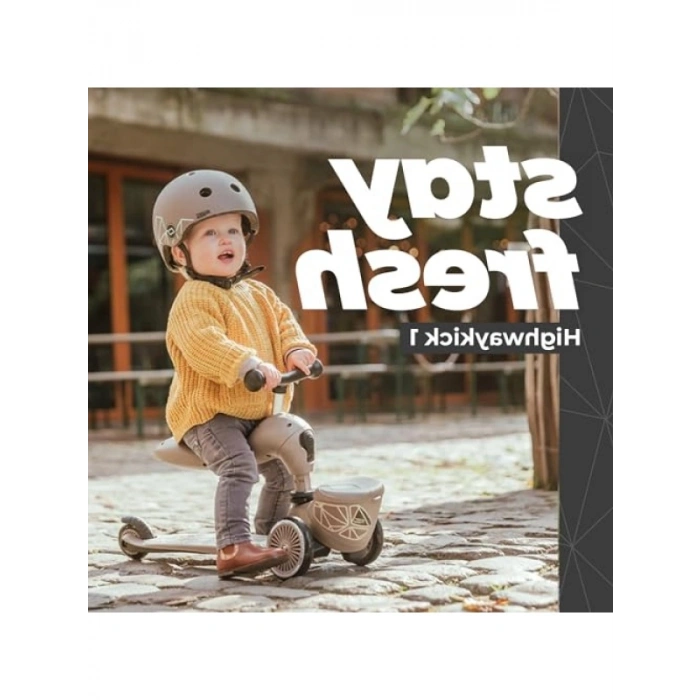 Ayarlanabilir Gidonlu Unisex Oturaklı Kickboard