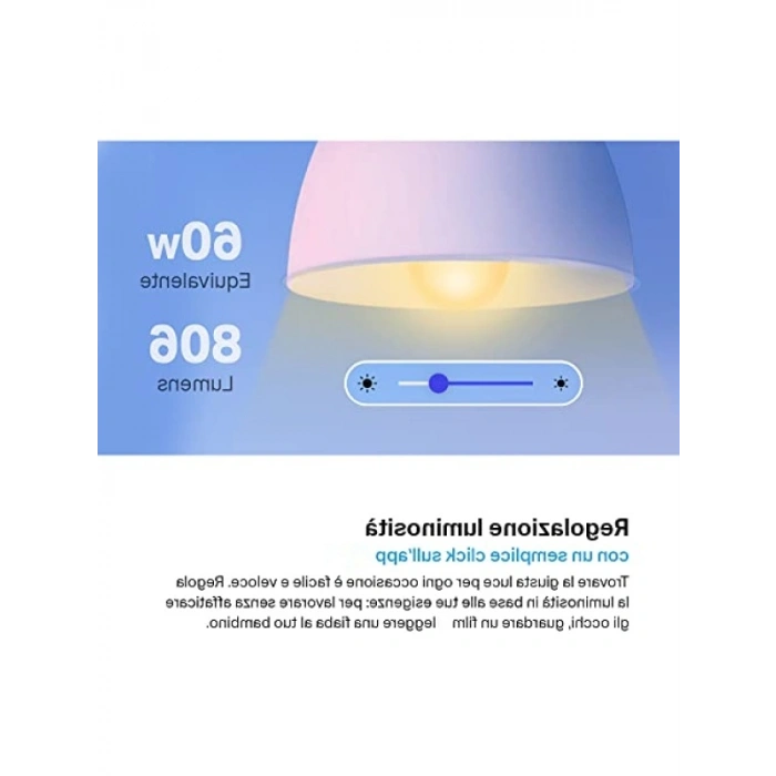 Ayarlanabilir Işık Seviyeli Akıllı Wi-Fi LED Ampul