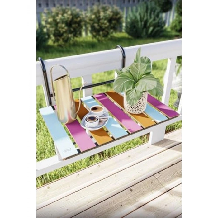 Ayarlanabilir Katlanır Masa, Balkon ve Veranda İçin