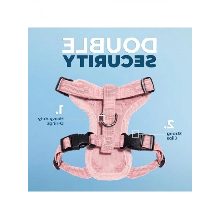 Ayarlanabilir Kedi Kemeri, Pembe Renk, XX-Small