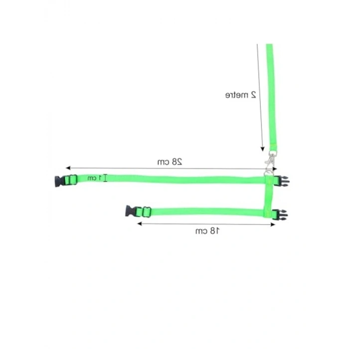 Ayarlanabilir Kemirgen Gezdirme Tasması 2 Metre