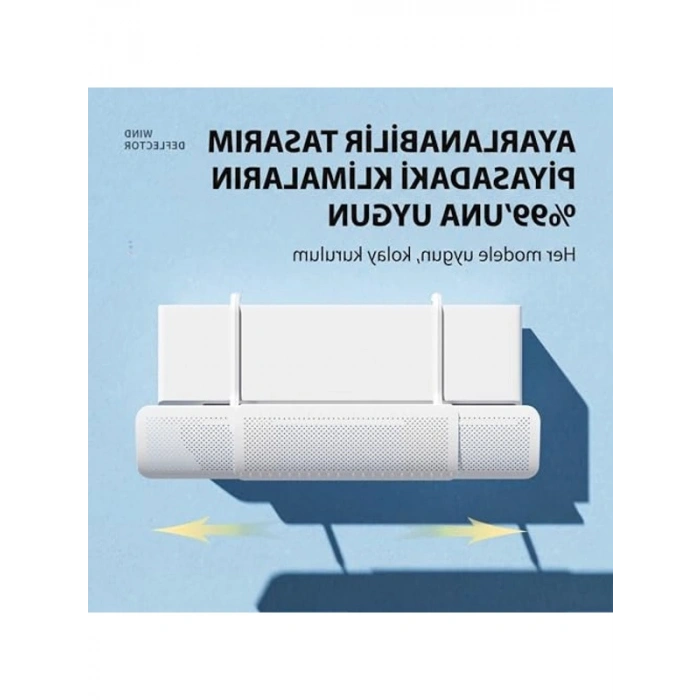 Ayarlanabilir Klima Hava Yönlendirici, Şeffaf ve Dayanıklı