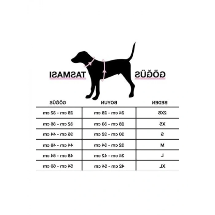 Ayarlanabilir Krem Renkli Göğüs Tasma Seti M 1.5x120 cm