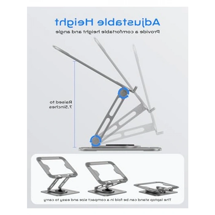 Ayarlanabilir Laptop Standı - Ergonomik Tasarım, Kullanım Kolaylığı