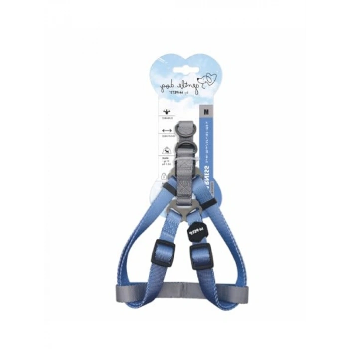Ayarlanabilir Mavi Köpek Göğüs Tasması (M)
