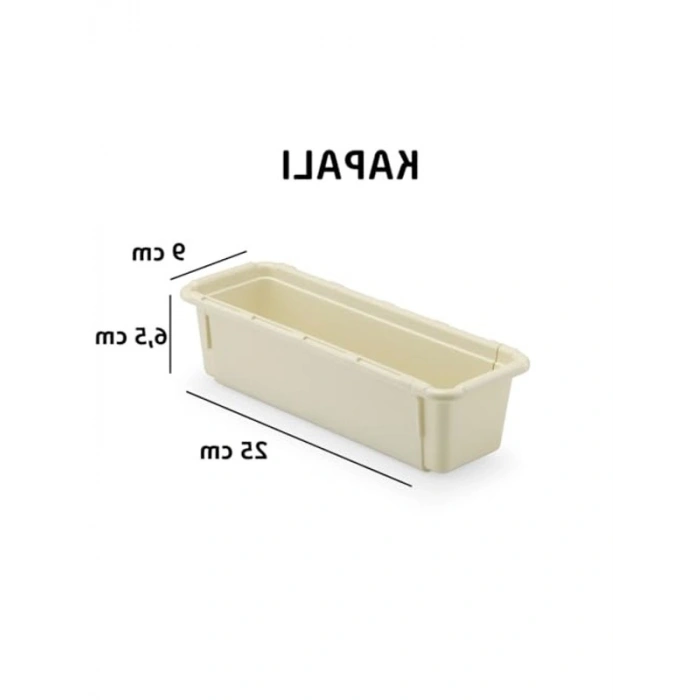 Ayarlanabilir Mini Çekmece Organizer, Krem Renkli