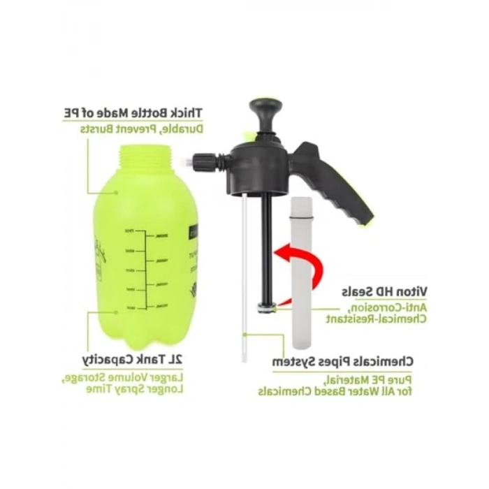 Ayarlanabilir Nozullu 2 Litre Bitki İlaçlama Pompası