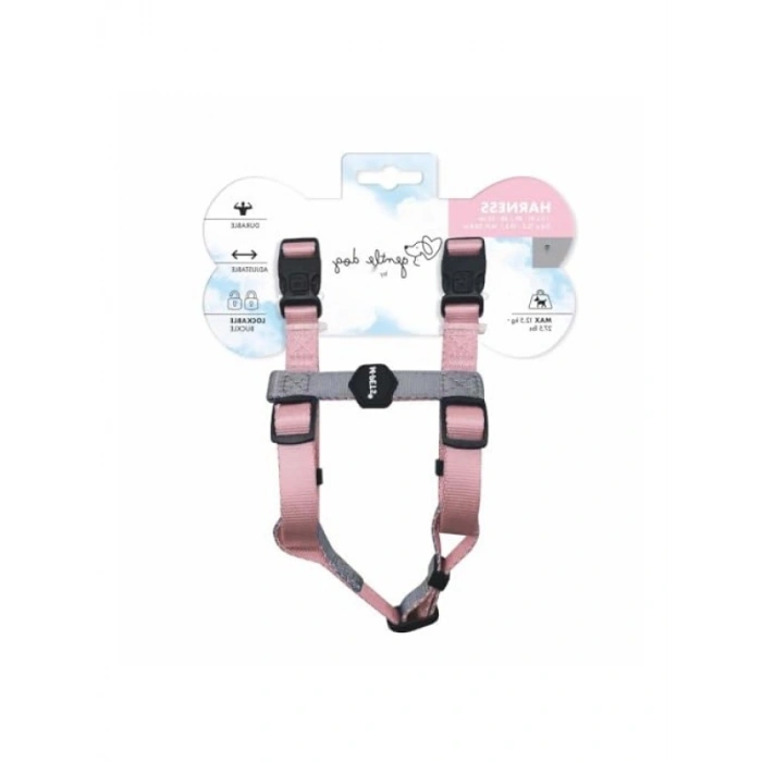 Ayarlanabilir Rahat Köpek Göğüs Tasmaları, Pembe, S