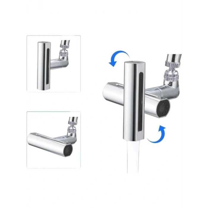 Ayarlanabilir Şelale Mutfak Musluk Başlığı, 4 Modlu Su Tasarrufu