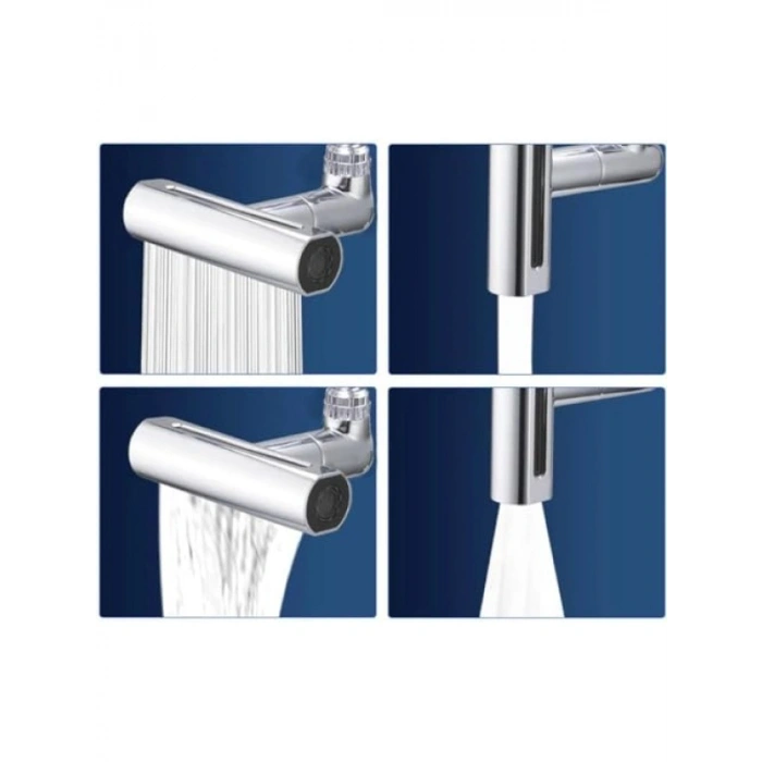 Ayarlanabilir Şelale Mutfak Musluk Başlığı, 4 Modlu Su Tasarrufu