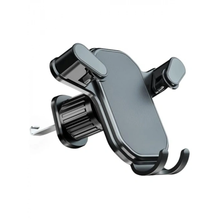 Ayarlanabilir V Tipi Araba Telefon Tutacağı - Siyah Metal