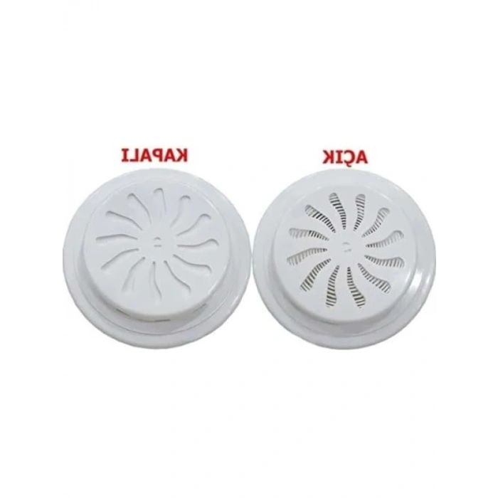 Ayarlanabilir Yuvarlak Beyaz Havalandırma Menfezi