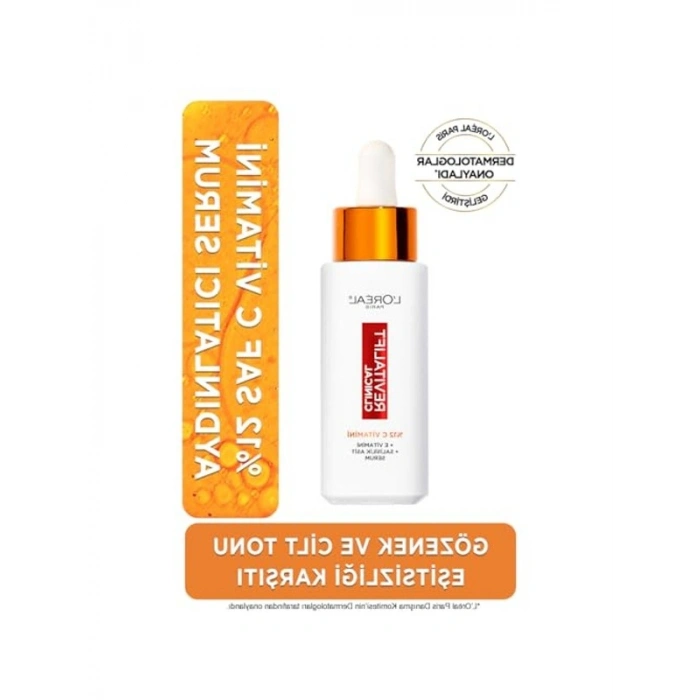 Aydınlatıcı Serum, %12 Saf C Vitamini ile Etkili