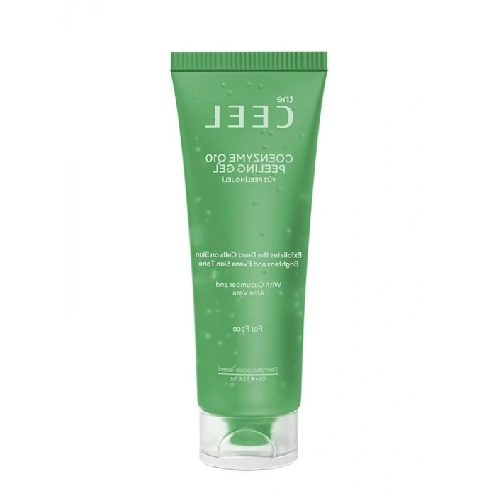 Aydınlatıcı Yüz Peeling Jel, Aloe Vera ve Salatalık Özü ile 100 ml Boyutunda