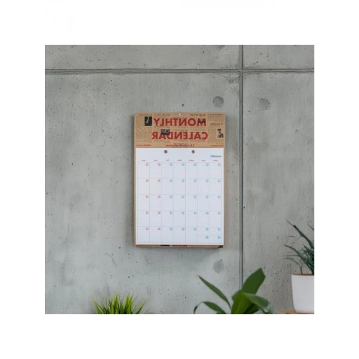 Aylık Planlayıcı Duvar Takvimi - Tarihsiz