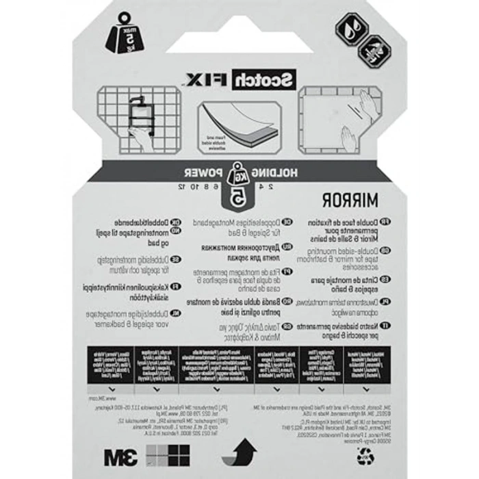 Ayna Montaj Bandı, Yüksek Yapışkanlı