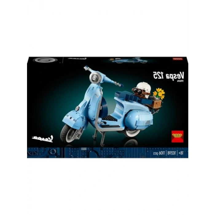 Ayrıntılı Vespa 125 Model Yapım Seti - Yetişkinler İçin Sergilenebilir