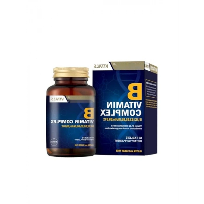 B Vitamin Kompleksi - 60 Tablet - Enerji ve Sinir Sistemi Desteği