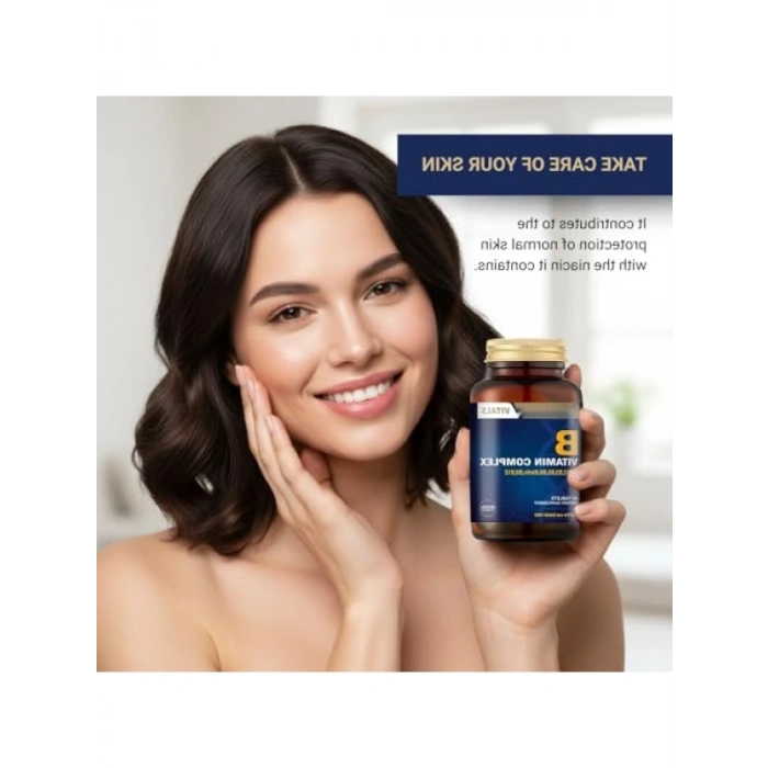 B Vitamin Kompleksi - 60 Tablet - Enerji ve Sinir Sistemi Desteği