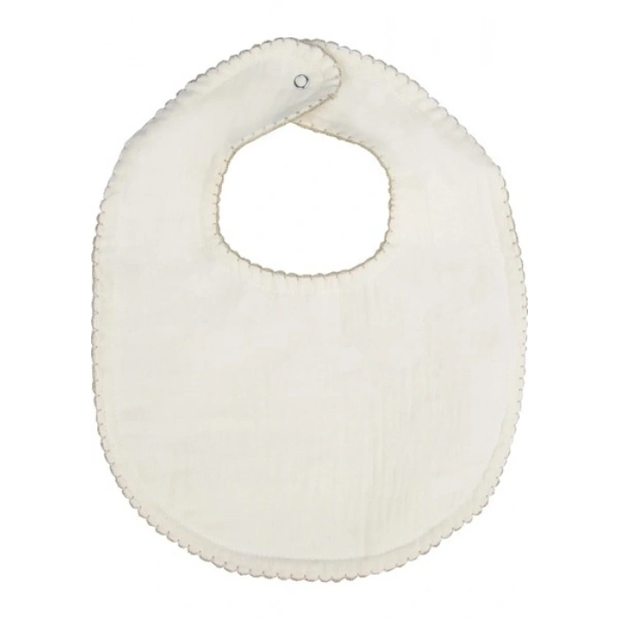 Babyjem Bürümcük Soft Müslin Mama Önlüğü Ekru