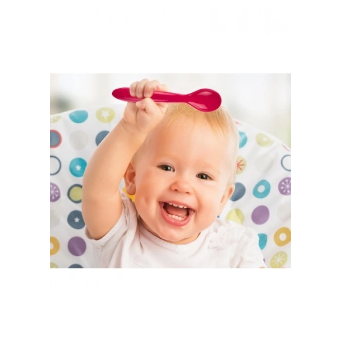 Babyjem Mama Kaşık Çatal Takımı Kırmızı