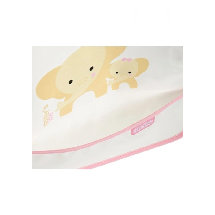 Babyjem Poli Muşamba Önlük Küçük Pembe