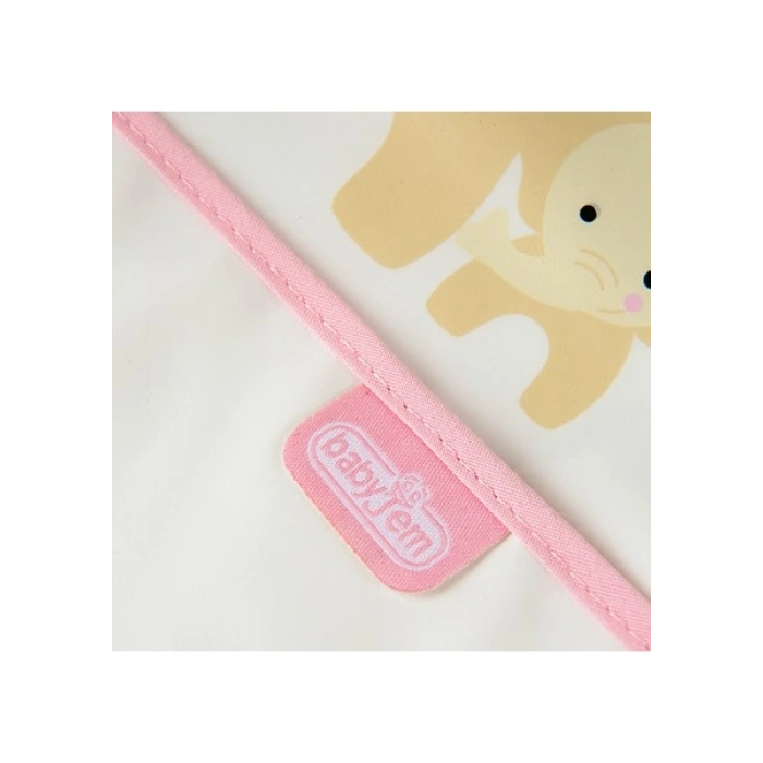 Babyjem Poli Muşamba Önlük Küçük Pembe