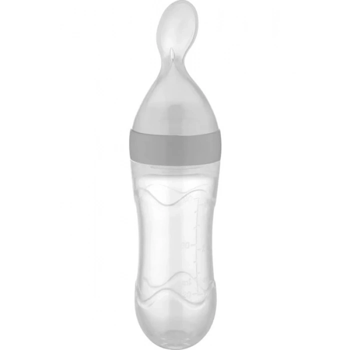 Babyjem Sıkmalı Kaşık Gri
