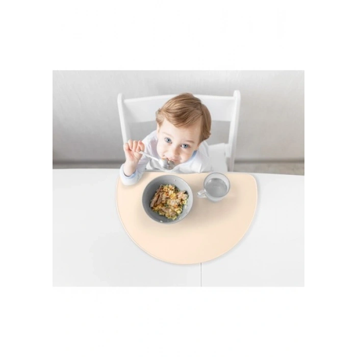 Babyjem Silinebilir Beslenme Mama Servis Matı Ekru