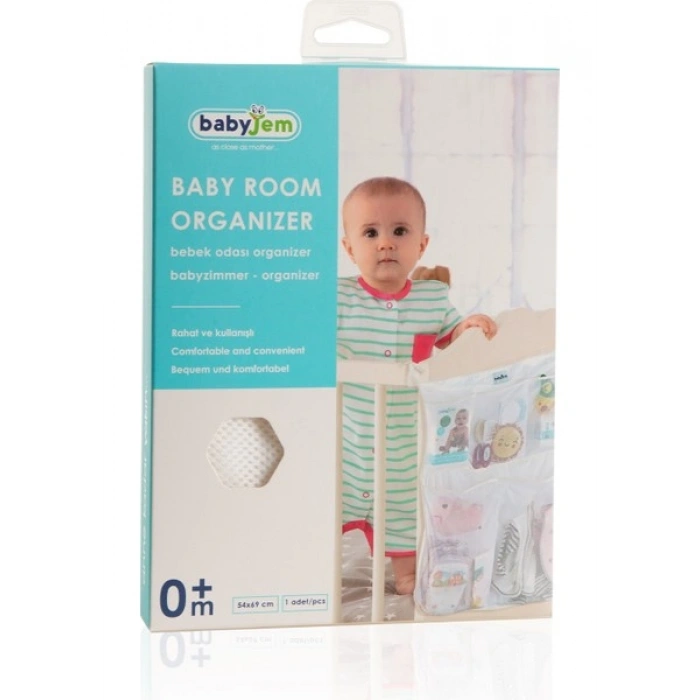 Babyjem Yatak Başı Organizer Beyaz