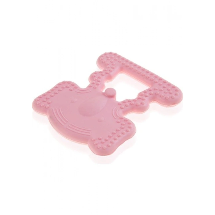 Babyjem Yumuşak Diş Kaşıyıcı Fil Pembe