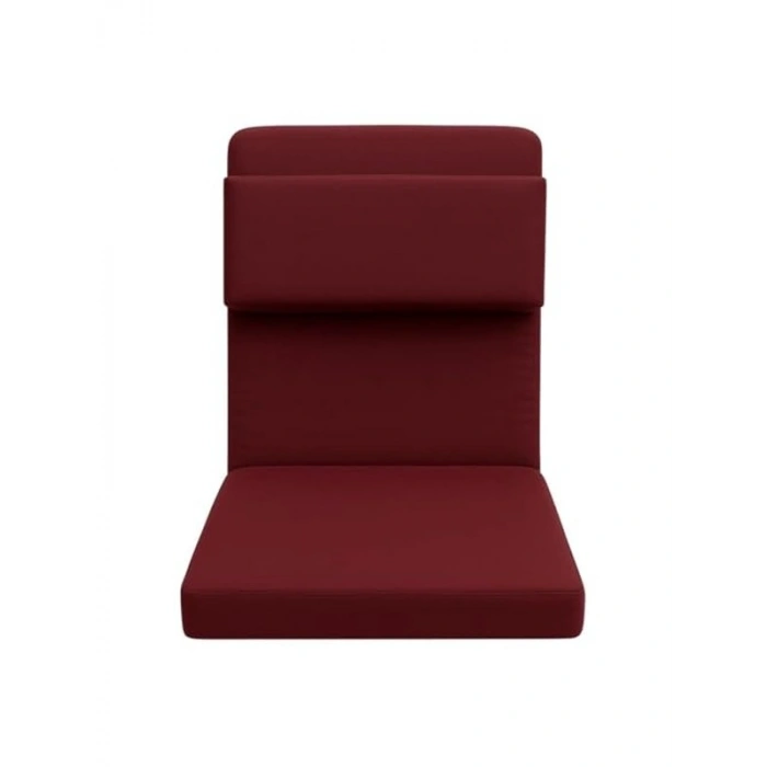 Backjack XL Meditasyon Sandalyesi, Yastıklı, 55x40x40 cm, Fermuarlı Kılıf (Bordo)