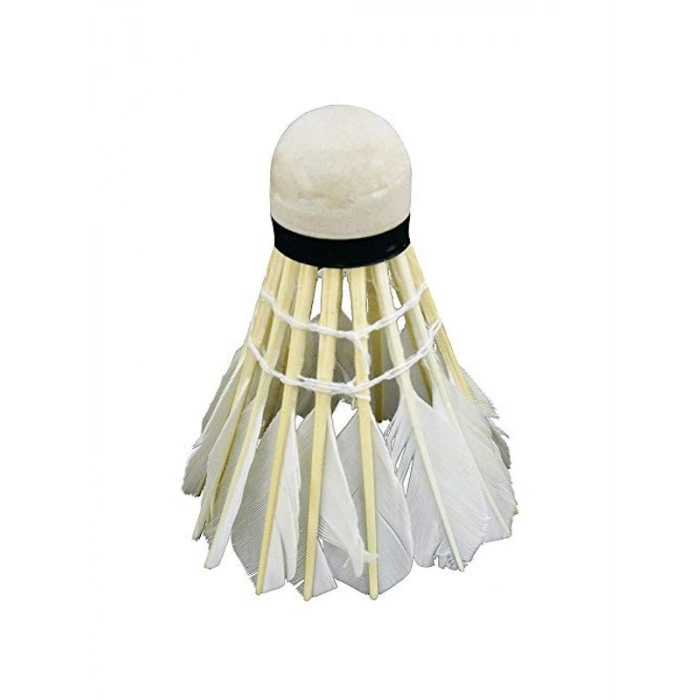 Badminton Topu, Unisex ve Beyaz Renk, Tek Beden