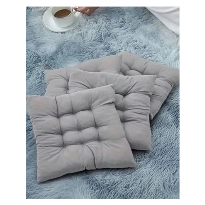 Bağcıklı Sandalye Minderi, Yıkanabilir ve 40x40 cm Boyutunda
