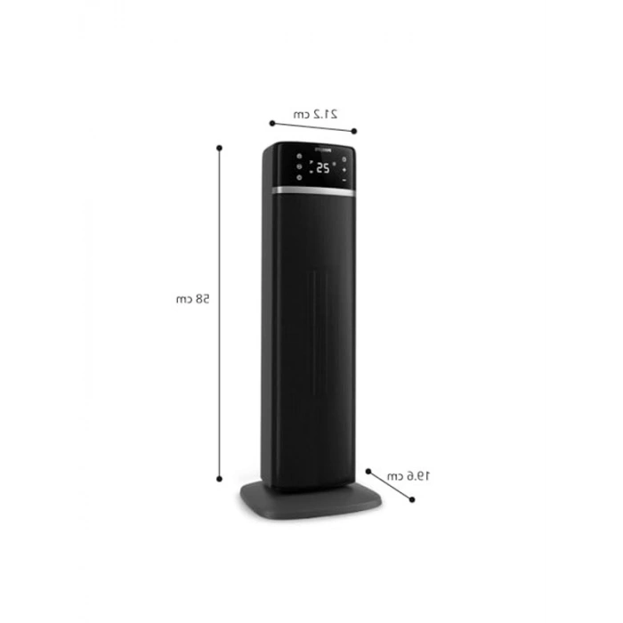 Bağlantılı Kule Fan Isıtıcı, 2000W Güç ve 60° Salınım Özelliği