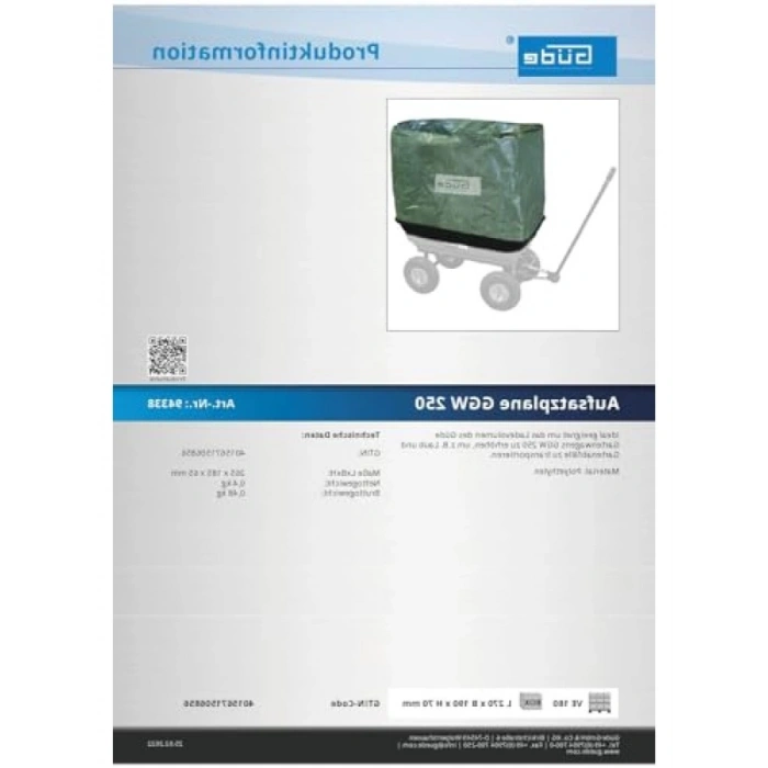 Bahçe Arabası için Hacim Arttırma Örtüsü