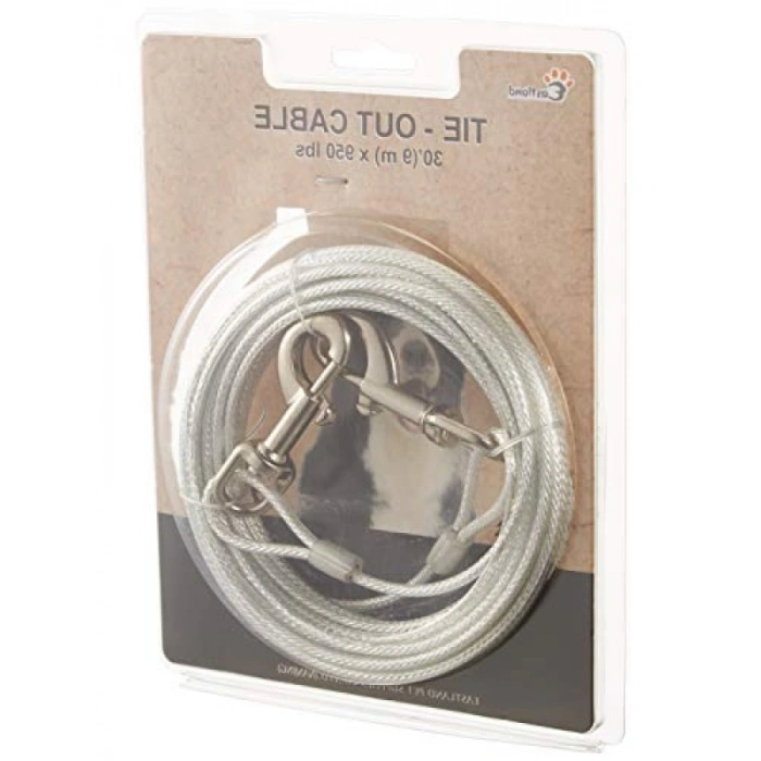 Bahçe Bağlama Çelik Halatı, 3 Mm x 9 Metre, 35 Kg