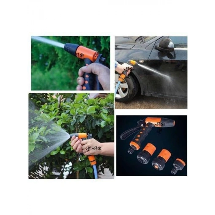 Bahçe Sulama Tabancası Seti, Kullanıma Hazır