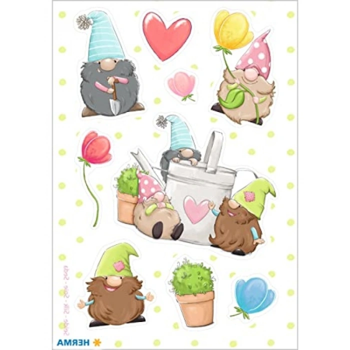 Bahçe Süslemeleri İçin 9lu Ipek Tasarım Etiket Seti