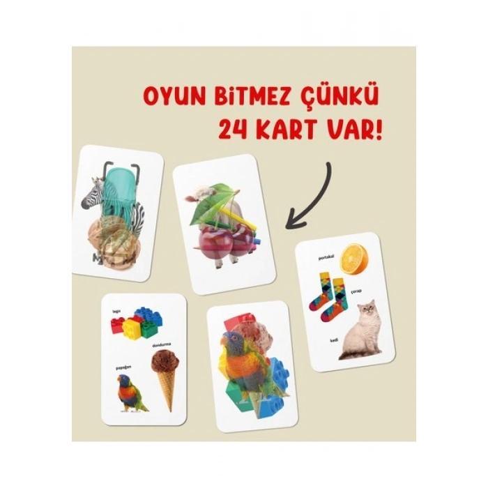 Bak Bak Saklambaç - Dikkati Geliştiren Oyun Kartları