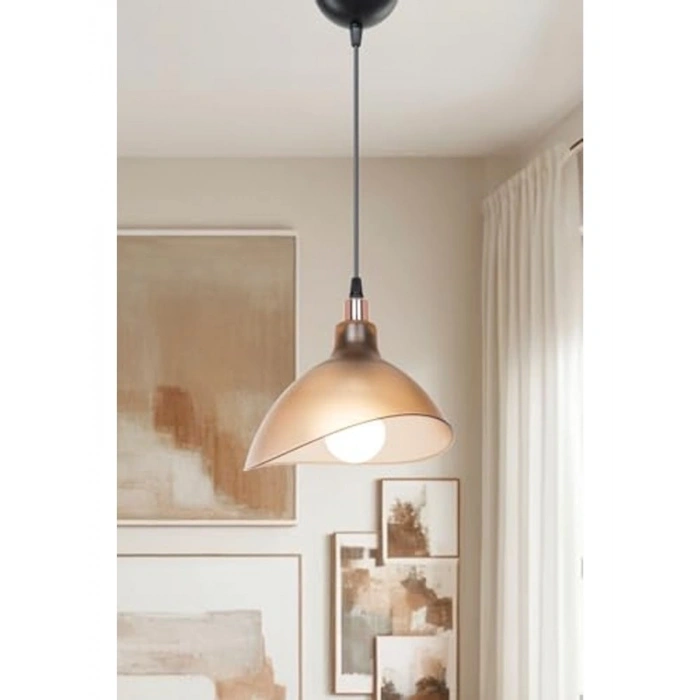 Bal Rengi Sarkıt Avize, Yatak Odası ve Salon için, 22 cm