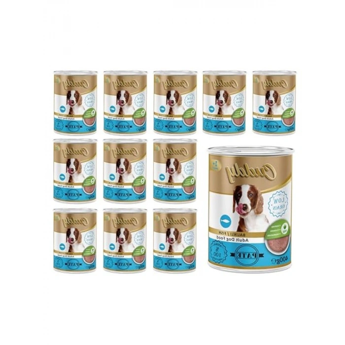 Balıklı Yaş Köpek Pate, 400 Gr, 12li Paket
