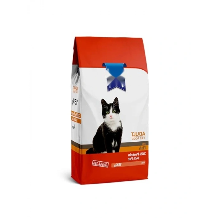 Balıklı Yetişkin Kedi Kuru Maması - 15 Kg