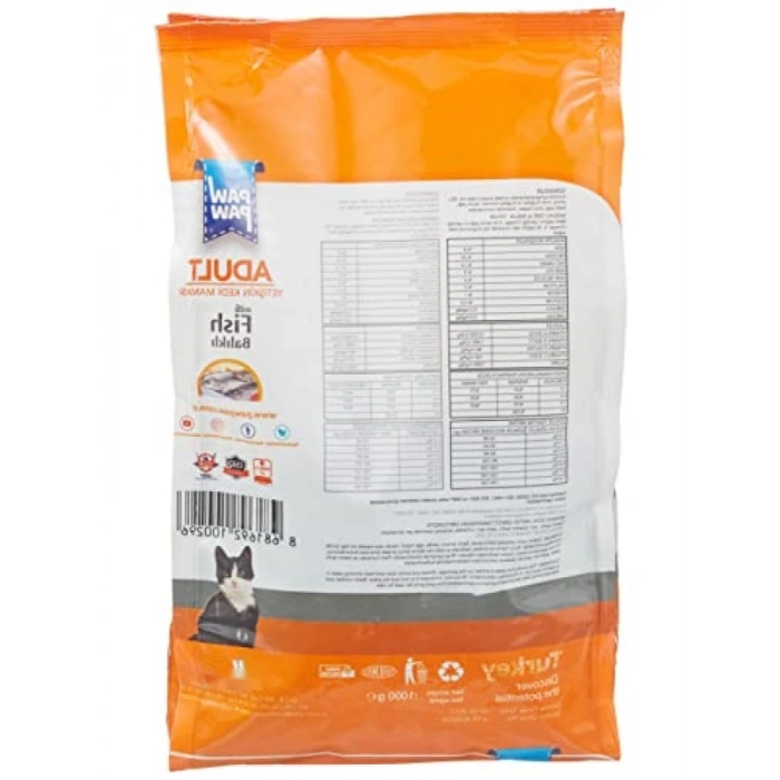 Balıklı Yetişkin Kedi Maması, 1 Kg