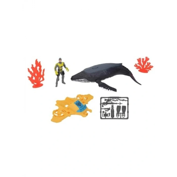 Balina Figürü ile Su Temalı Oyun Seti