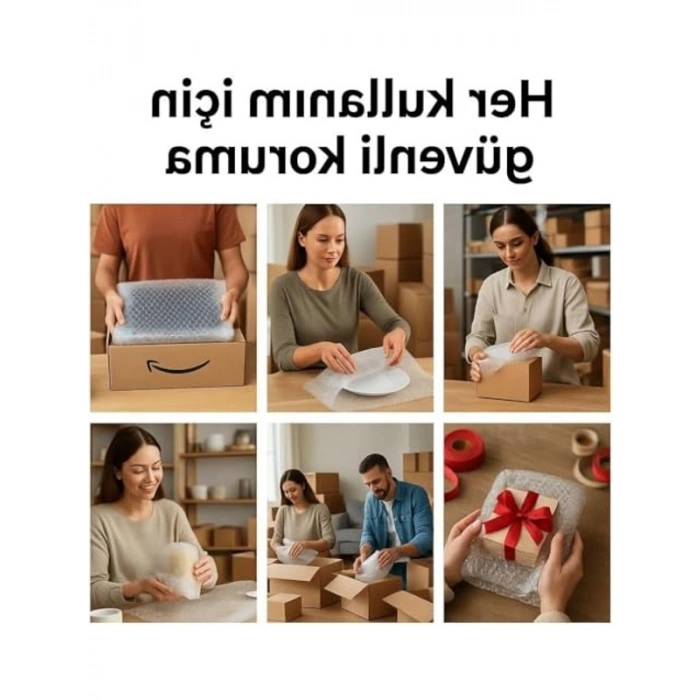 Balonlu Naylon Taşıma Poşeti, 50 cm x 5 m