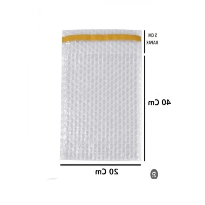 Balonlu Patpat Torba, Bantlı 25 Adet 20x40 cm