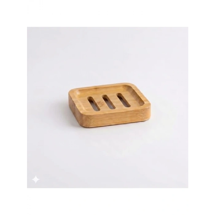 Bambu Ahşap Sabunluk, Su Tahliyeli Tasarım ile Banyo ve Mutfak için Uygun